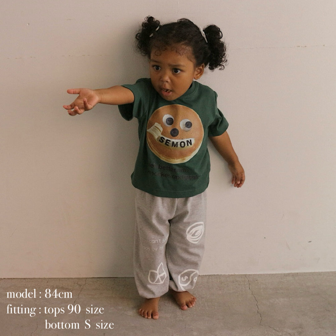 【FAIR対象】 PANCAKE PRINT T SHIRT