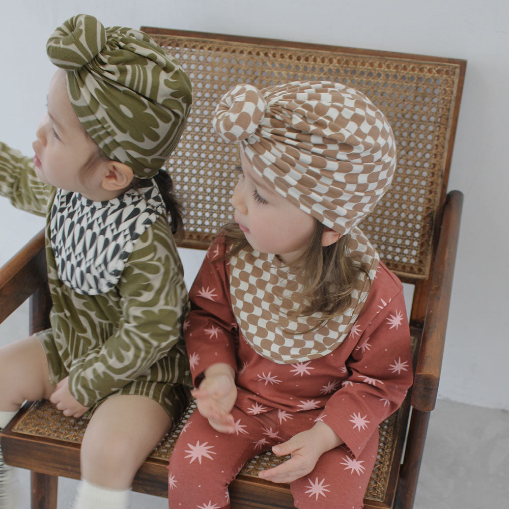 Pattern Long Sleeve Rompers