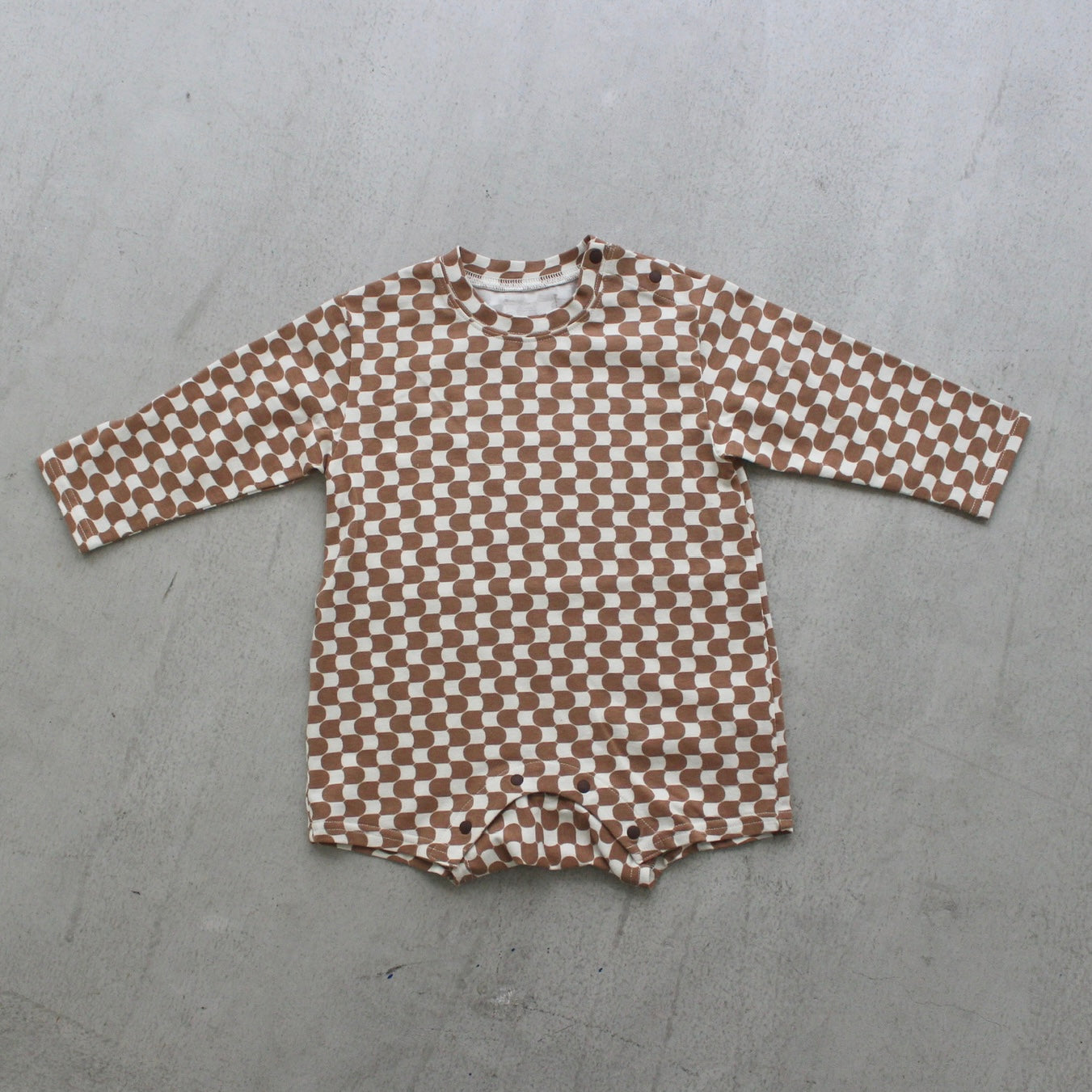 PATTERN LONG SLEEVE ROMPERS