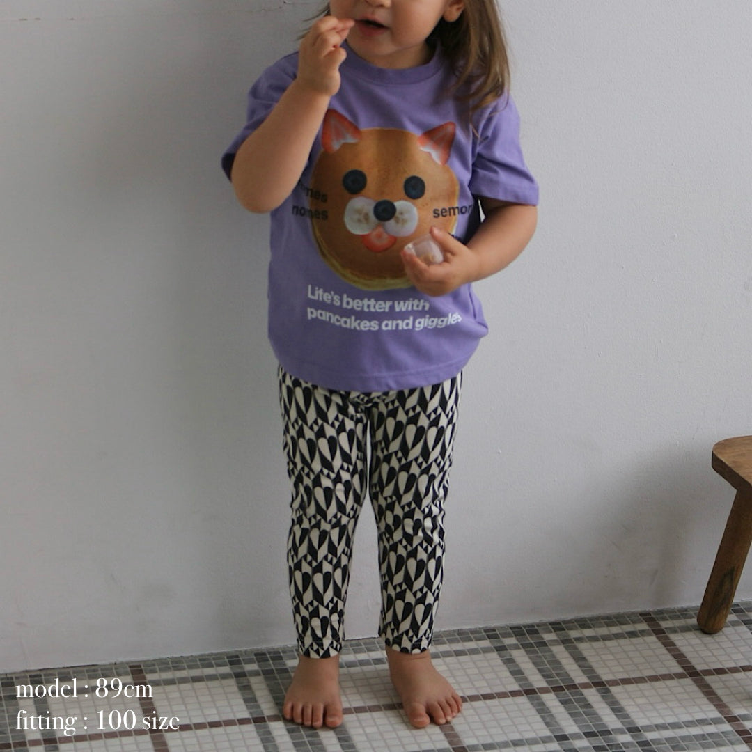 【FAIR対象】 PANCAKE PRINT T SHIRT