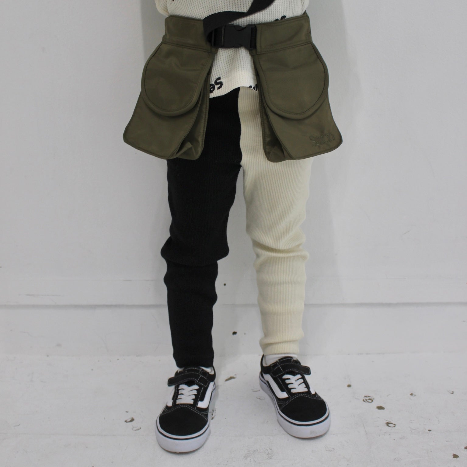 Asymmetrical Rib Leggings