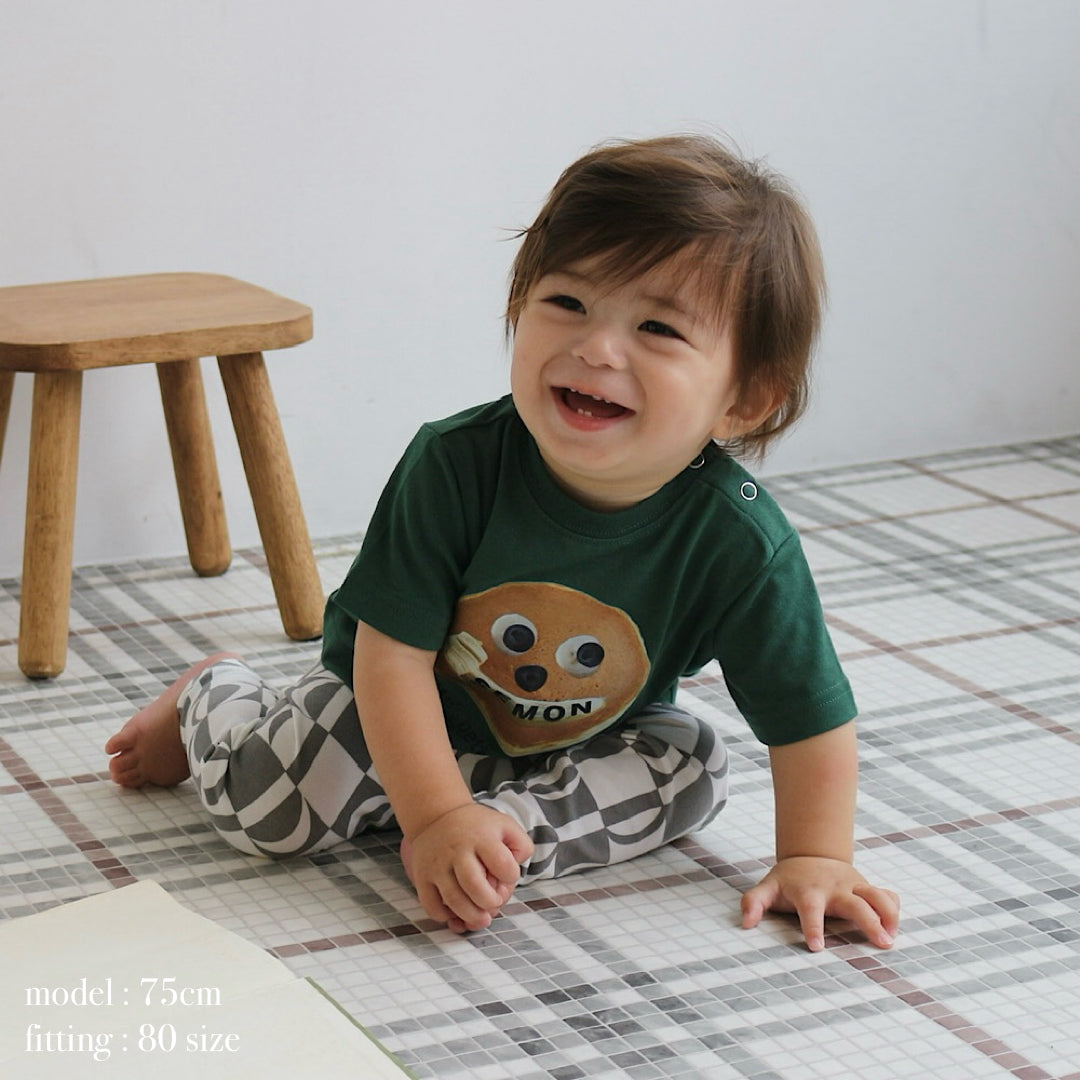 【FAIR対象】 PANCAKE PRINT T SHIRT
