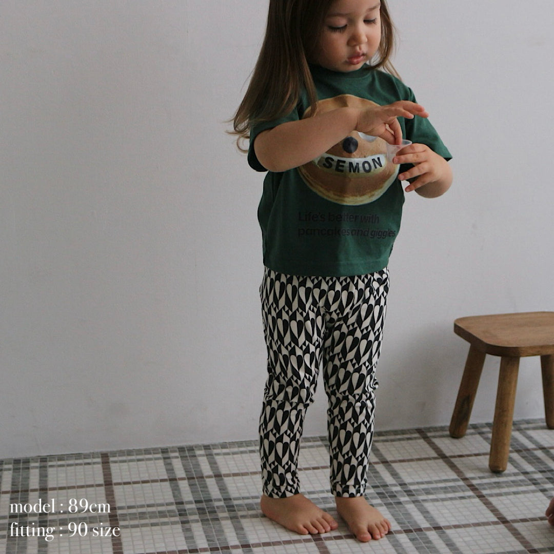 【FAIR対象】 PANCAKE PRINT T SHIRT