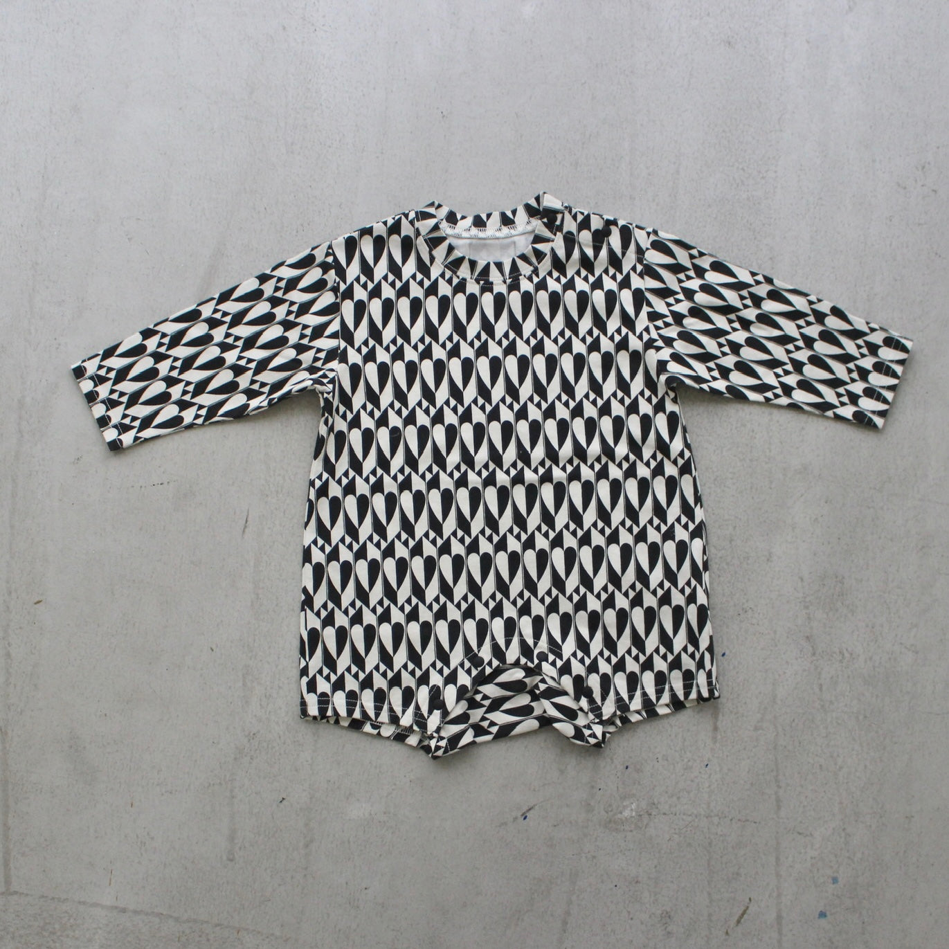 PATTERN LONG SLEEVE ROMPERS