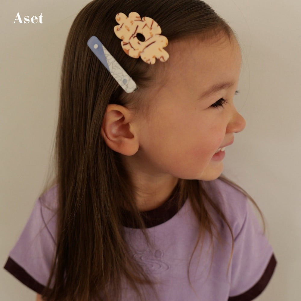 26SS 2SET ACRYLIC HAIR CLIP