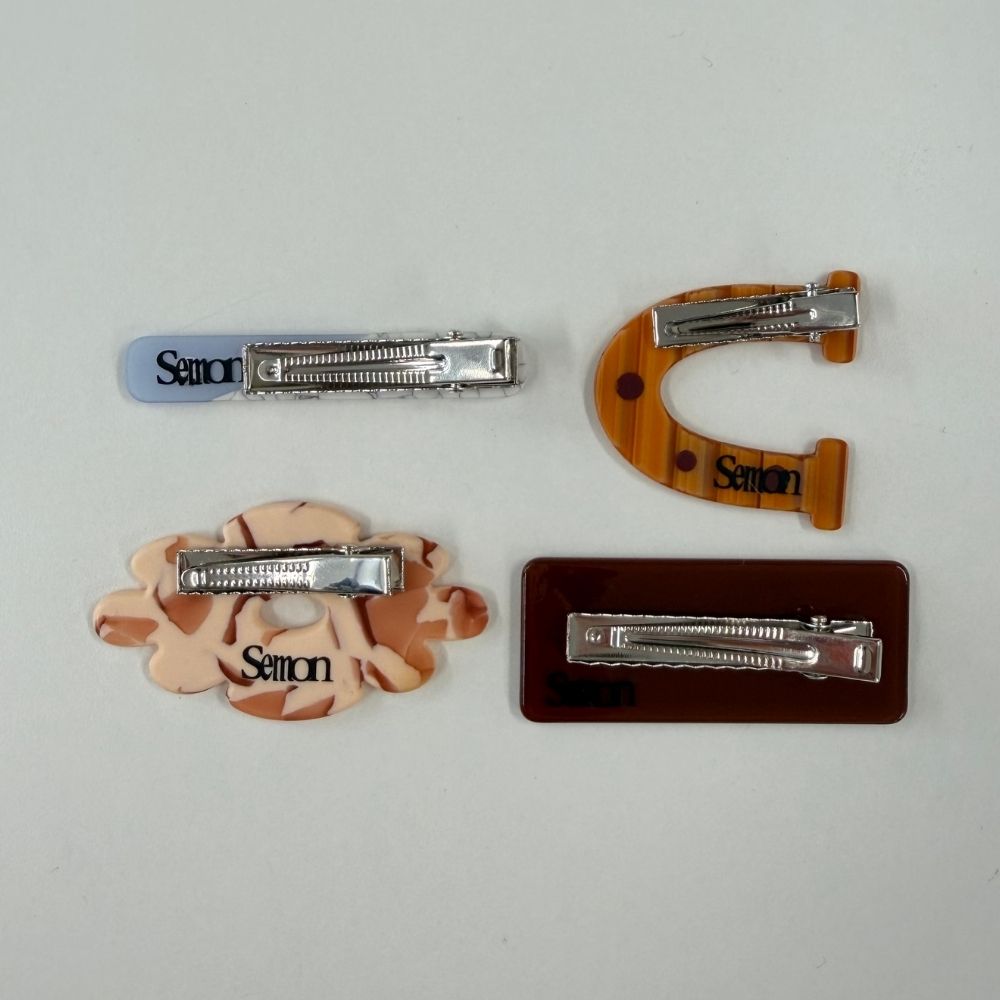 26SS 2SET ACRYLIC HAIR CLIP