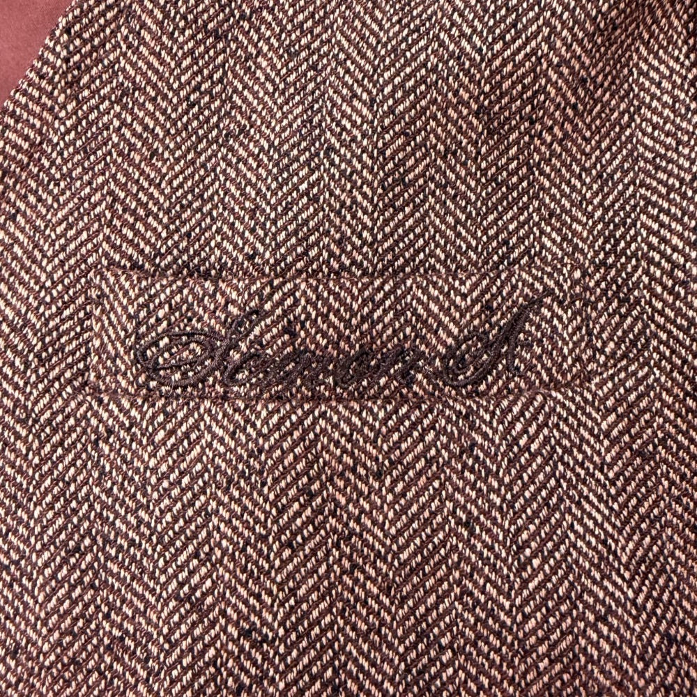 HERRINGDONE TWEED JACKET & BOW TIE SET