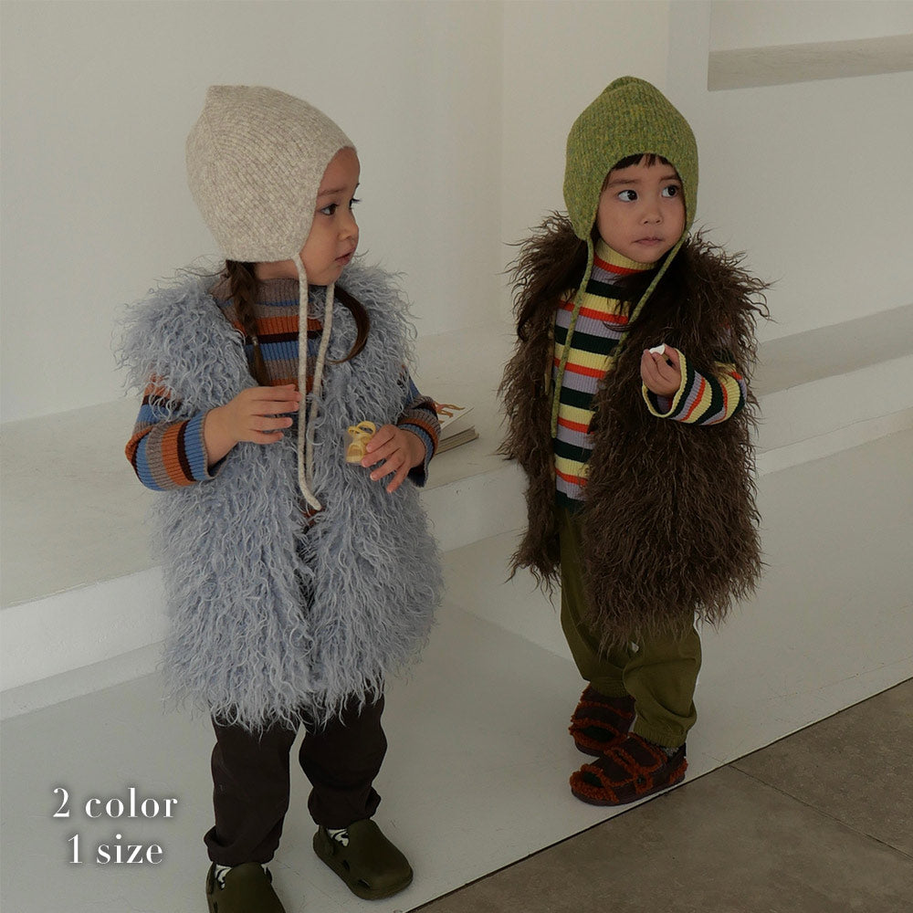 andpal &pal アウター　ファーベスト　crimp Fur vest andpal &pal アウター ファーベスト crimp Fur vest andpal &pal