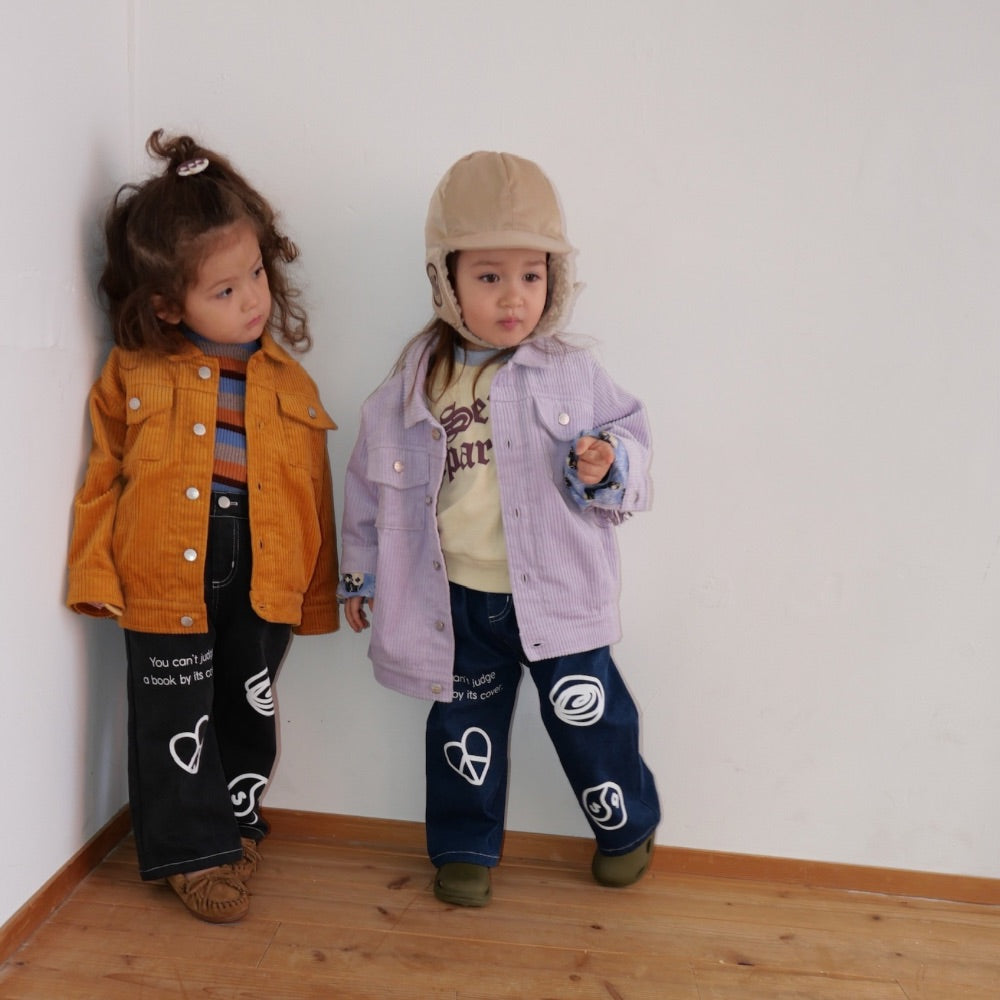 CORDUROY FRINGE JACKET