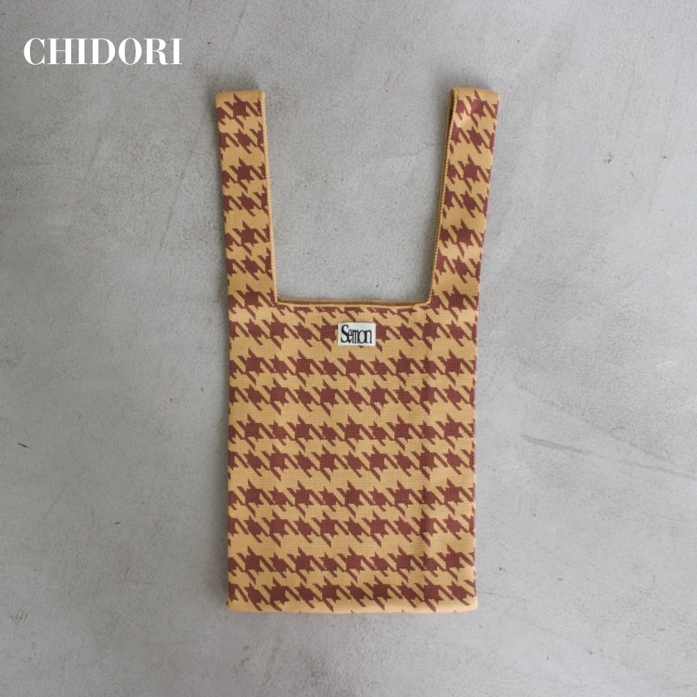 PATTERN KNIT BAG