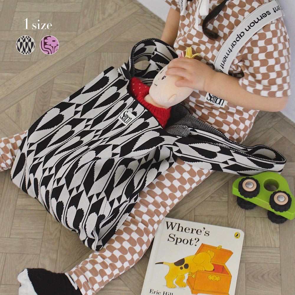 PATTERN KNIT BAG