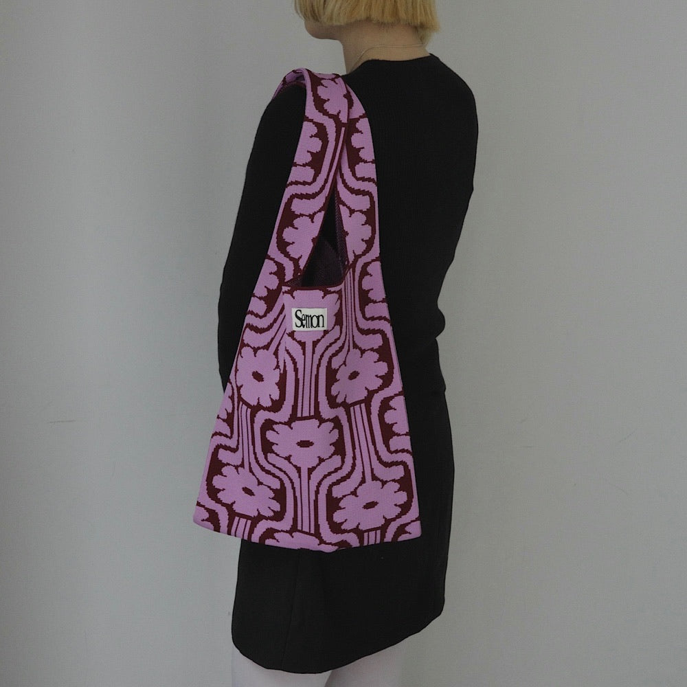 PATTERN KNIT BAG