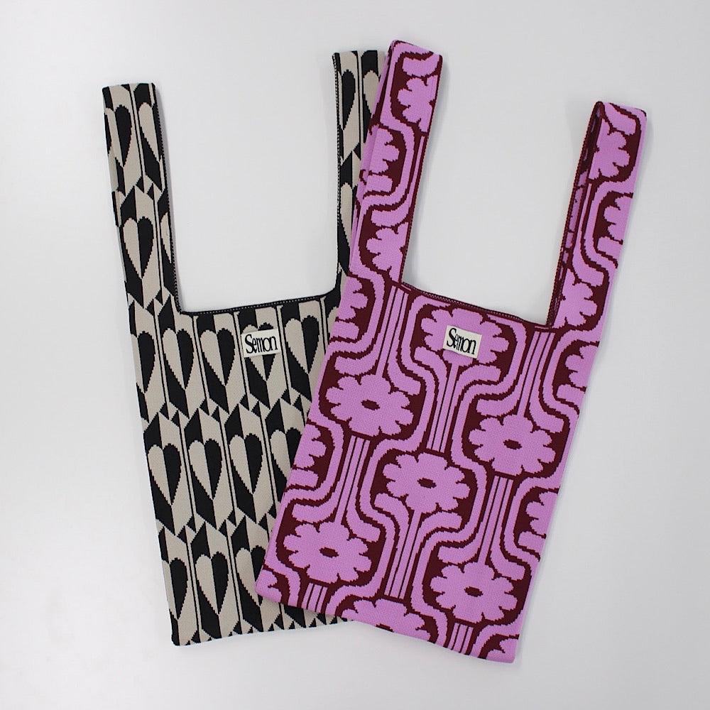PATTERN KNIT BAG