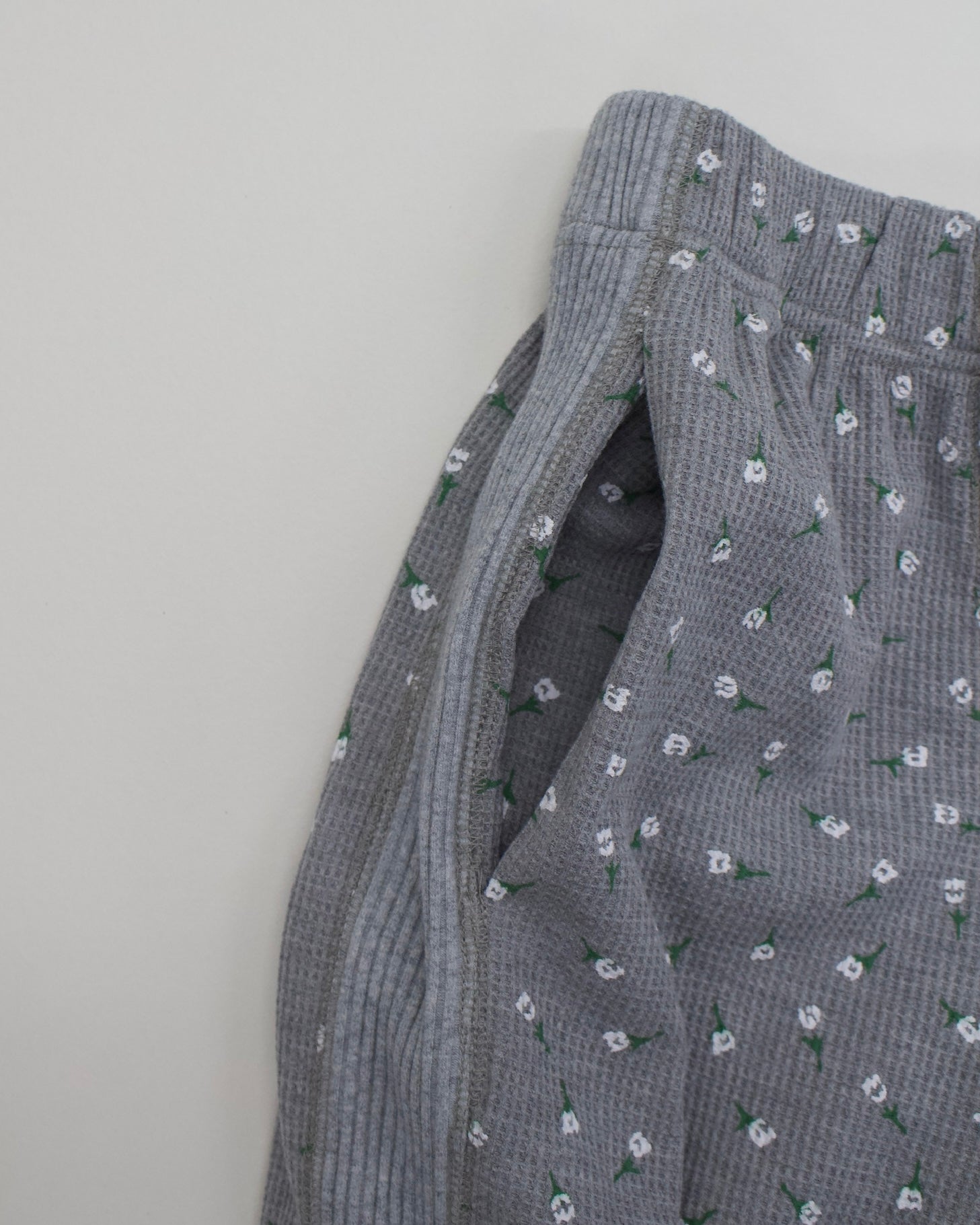 Waffle Hem Rib Pants