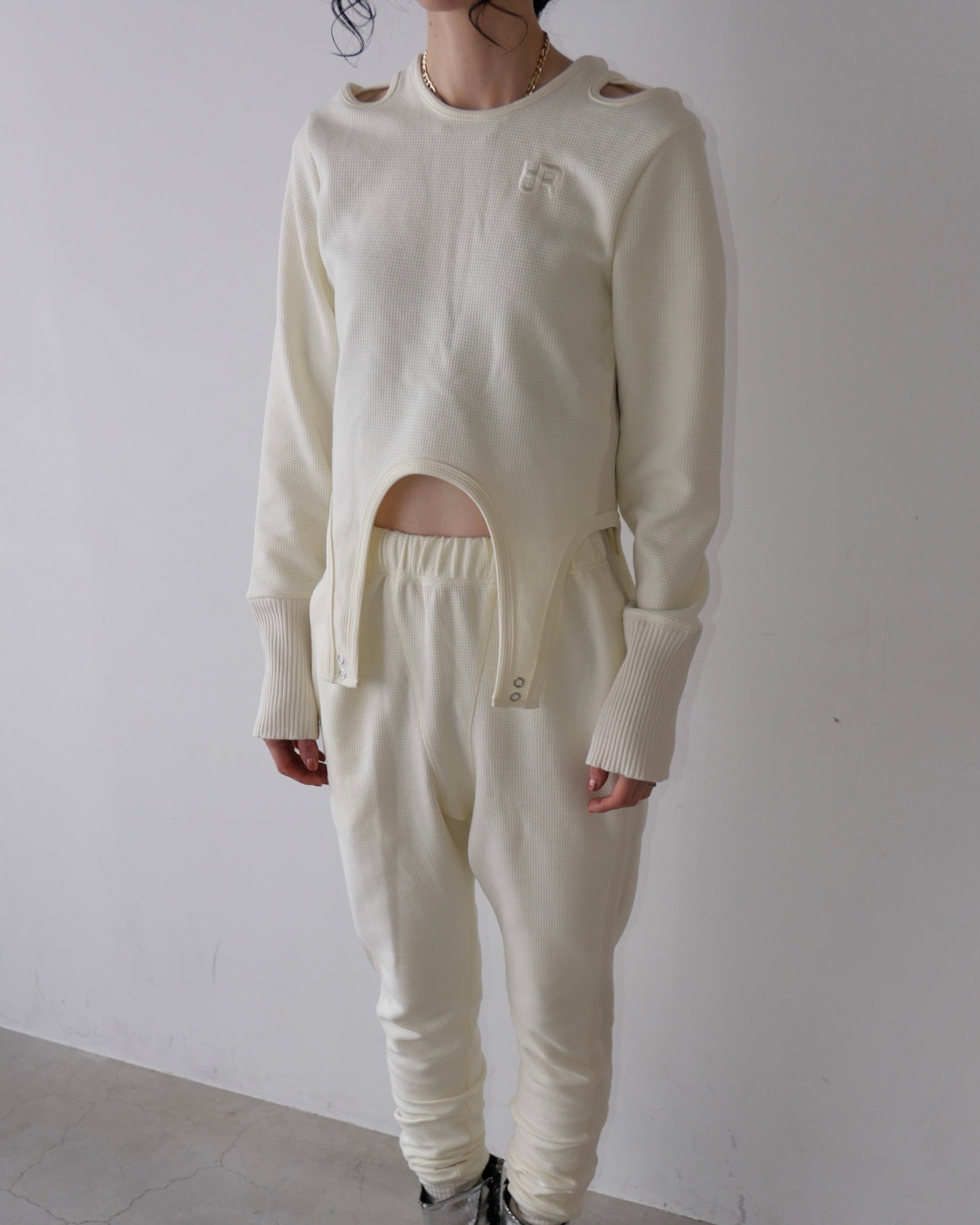 Waffle Hem Rib Pants