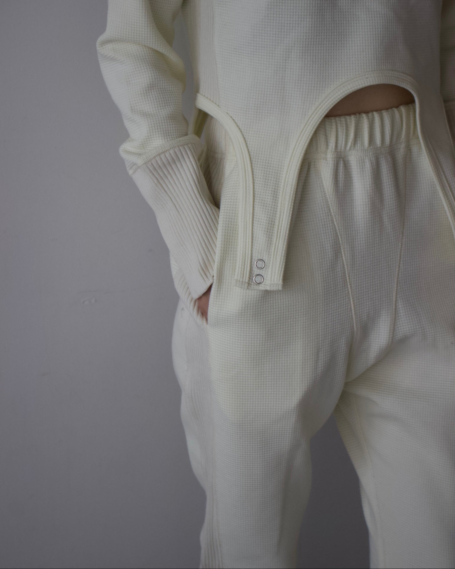 Waffle Hem Rib Pants