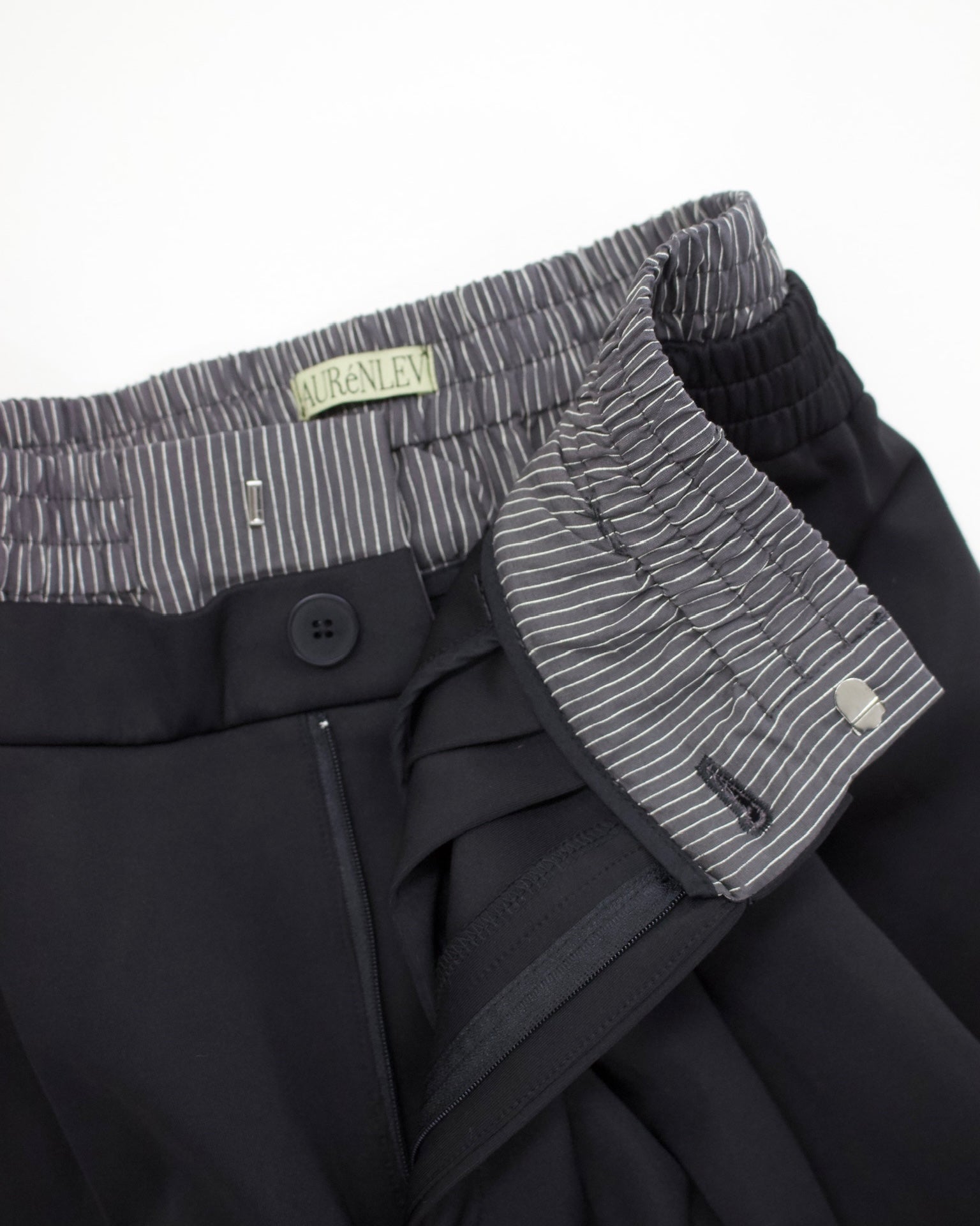 Ponte Double Waist Wide Pants