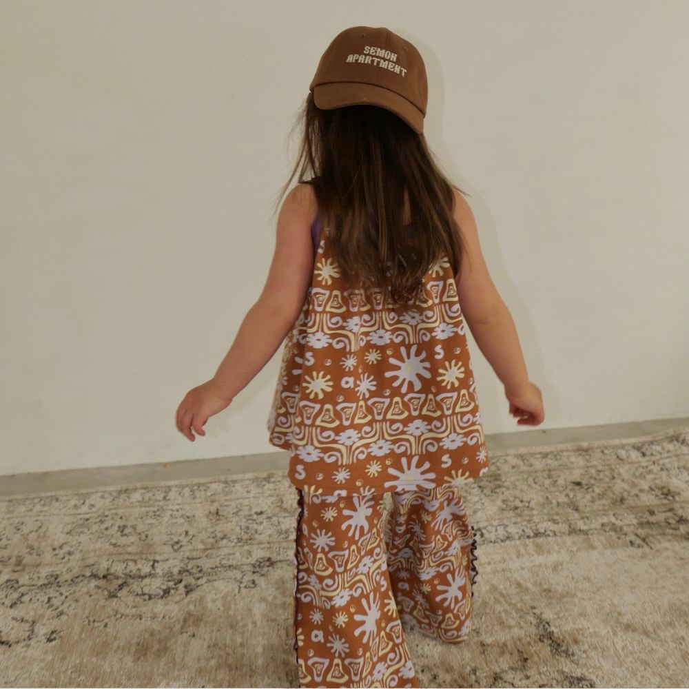 26SS NEW PATTERN WIDE FLARE PANTS