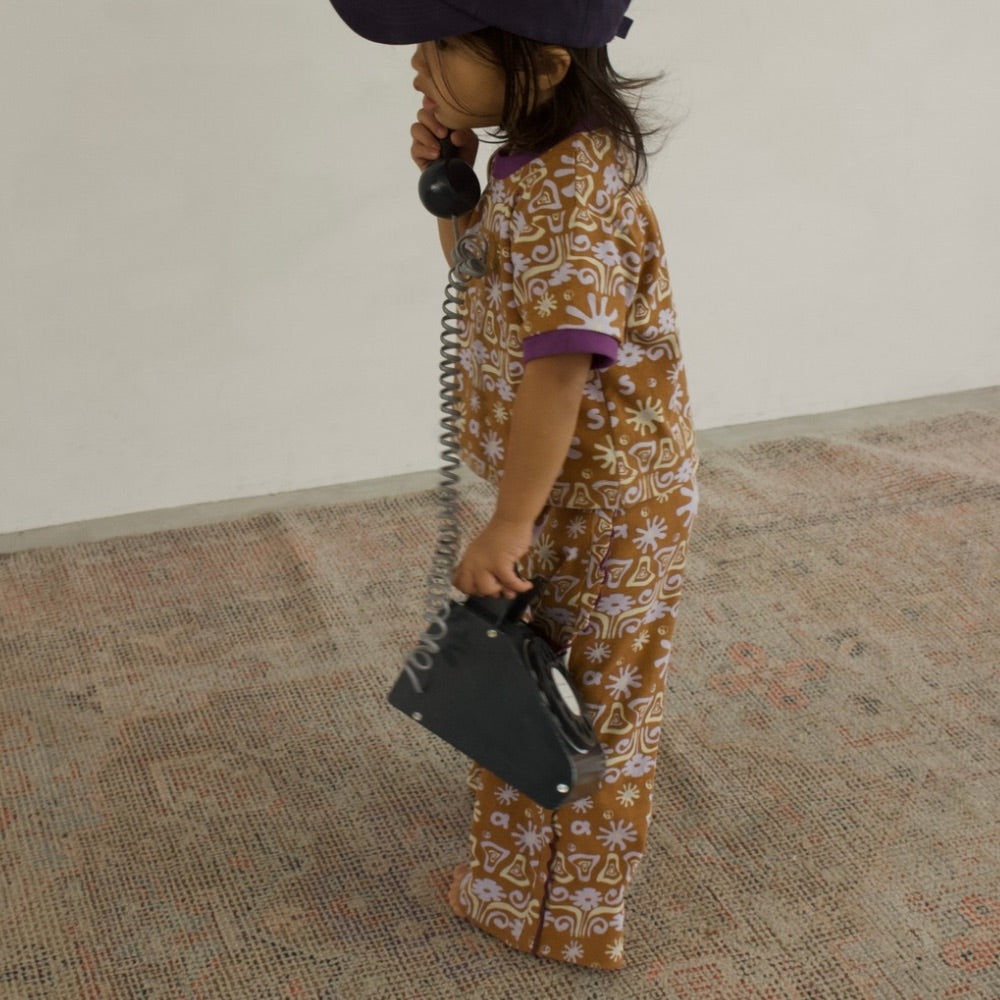 26SS NEW PATTERN WIDE FLARE PANTS