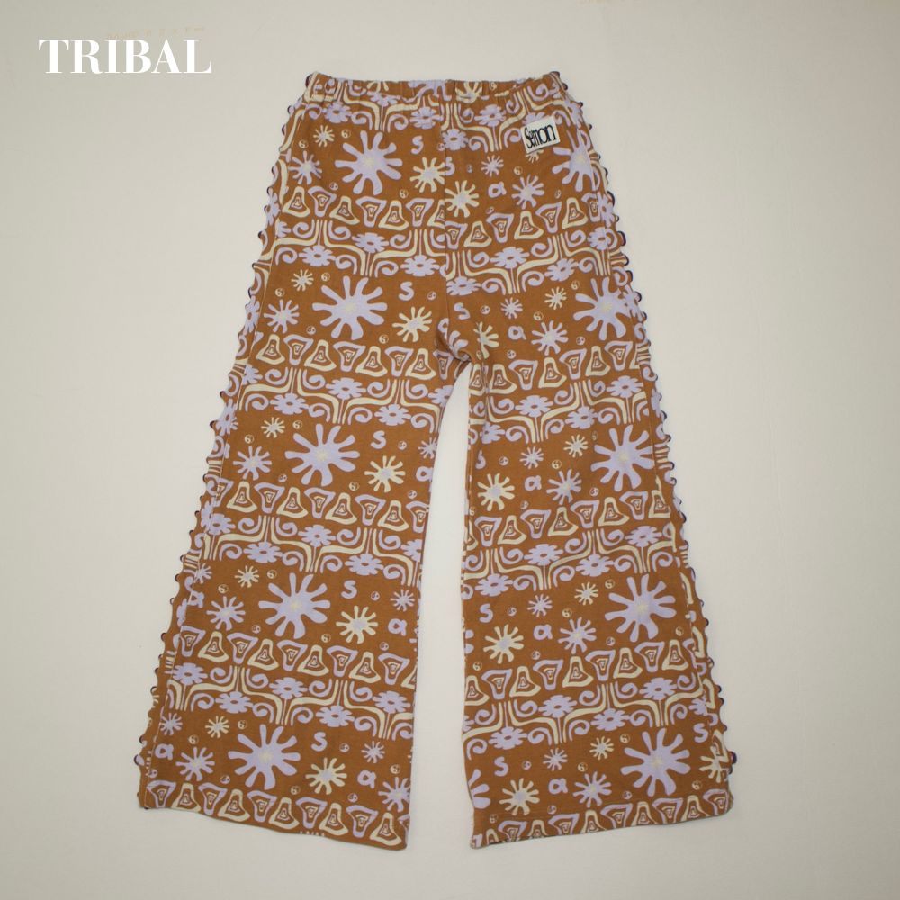26SS NEW PATTERN WIDE FLARE PANTS