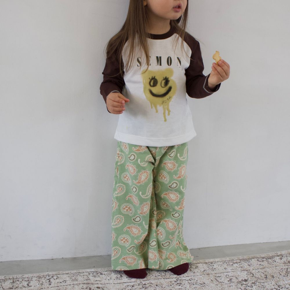 26SS NEW PATTERN WIDE FLARE PANTS