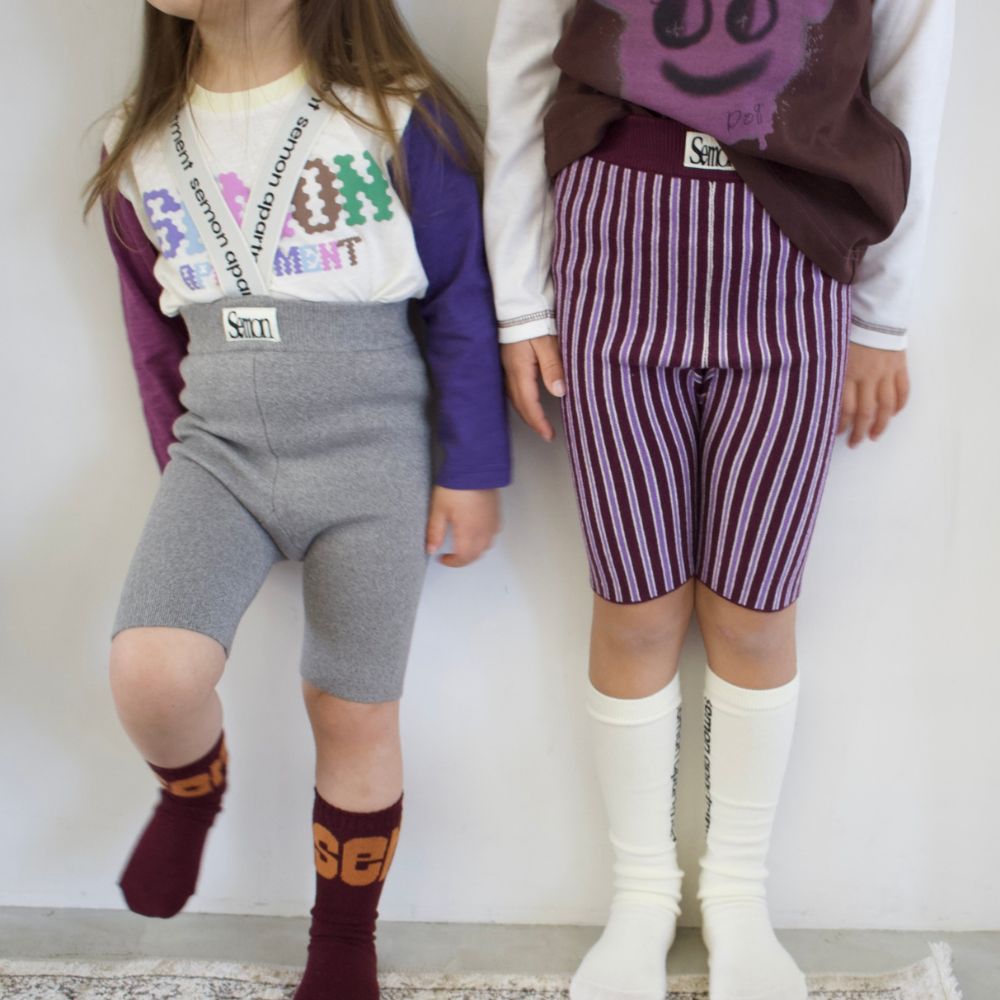 26SS LOGO SUSPENDER SHORTS