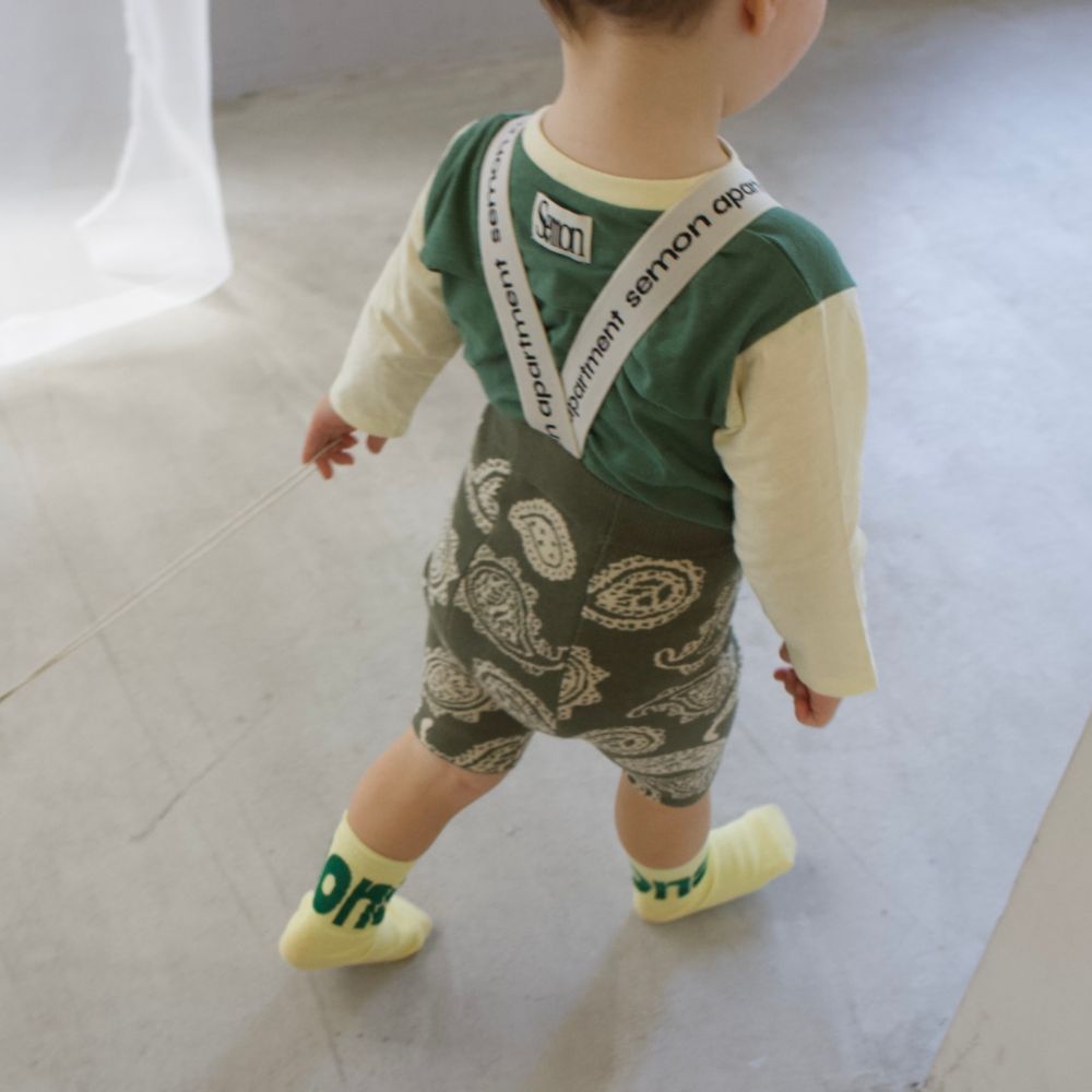 26SS LOGO SUSPENDER SHORTS