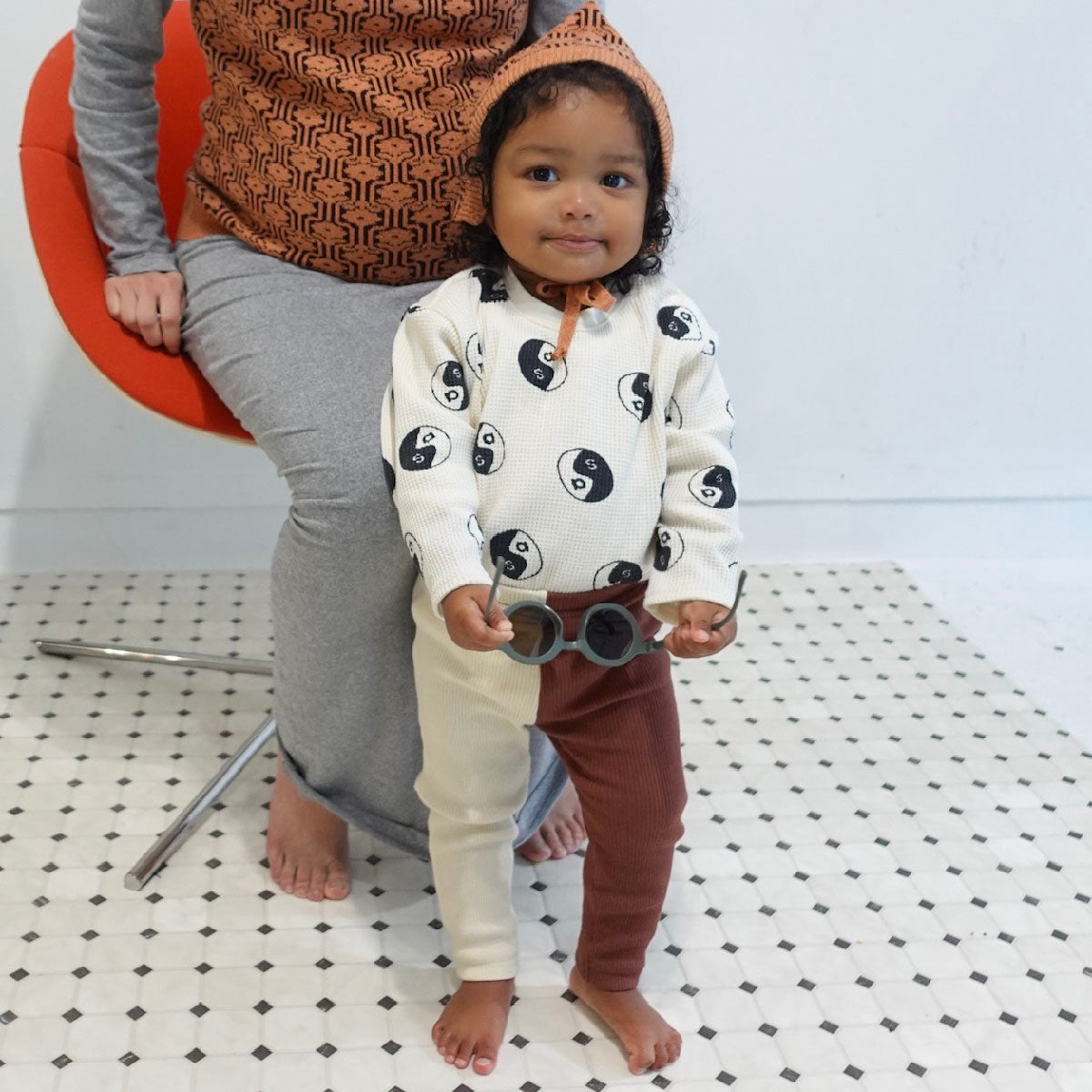 Asymmetrical Rib Leggings