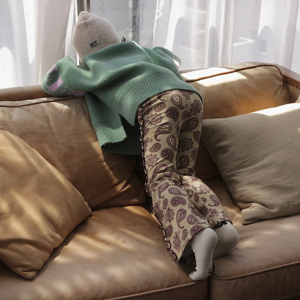 NEW PATTERN FLARE PANTS