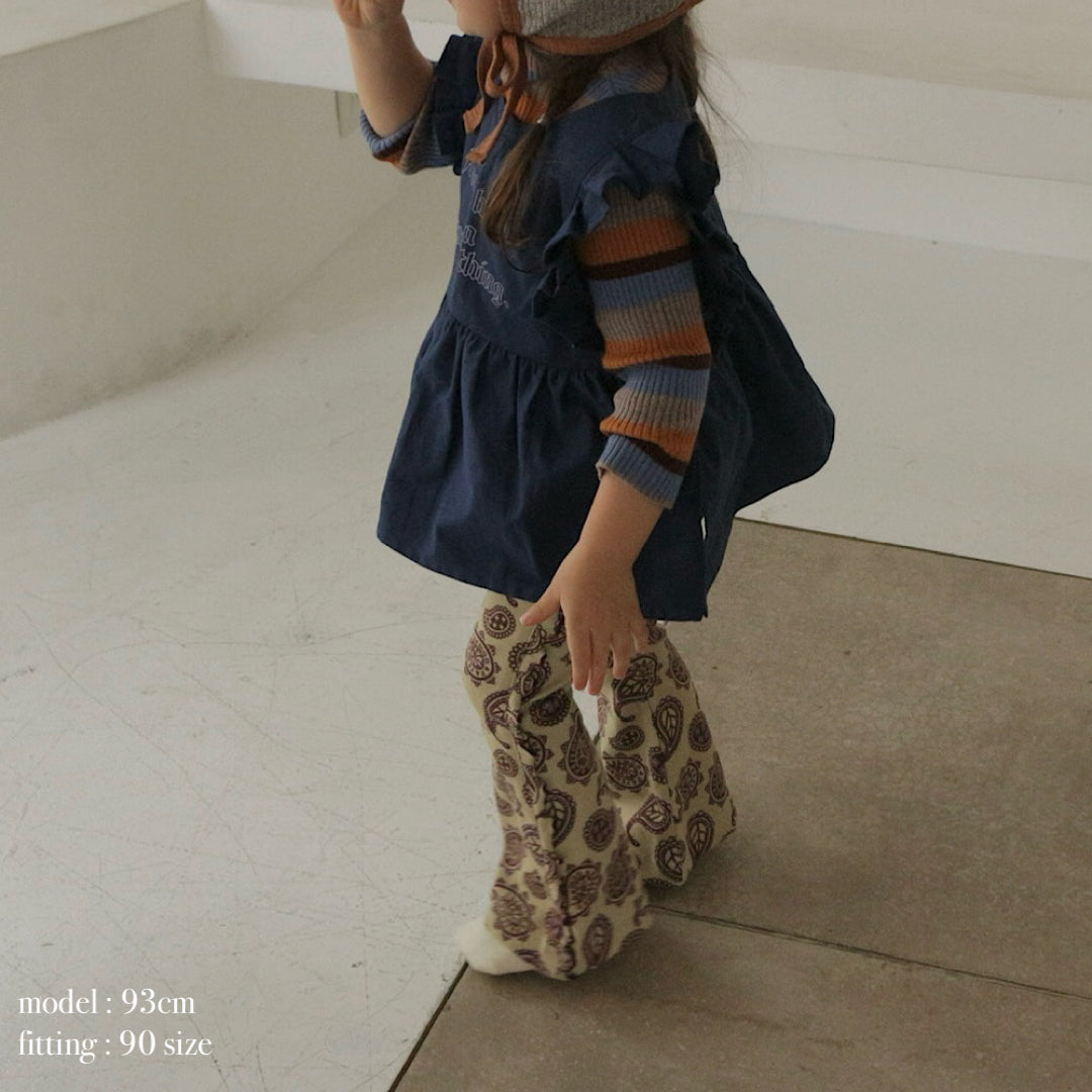 NEW PATTERN FLARE PANTS