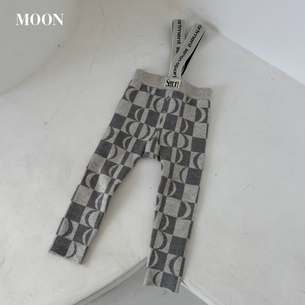 PATTERN JAGGARD SUSPENDER LEGGINS