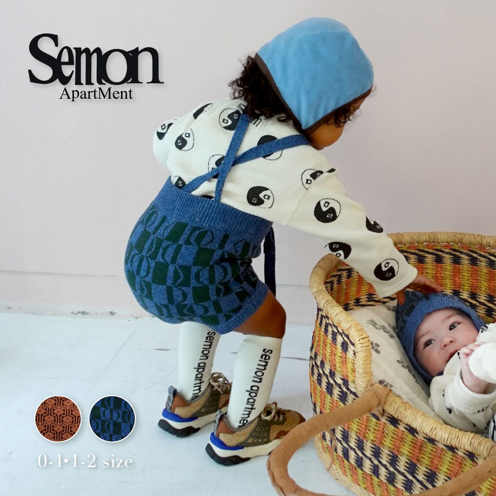 PATTERN COTTON KNIT BLOOMERS