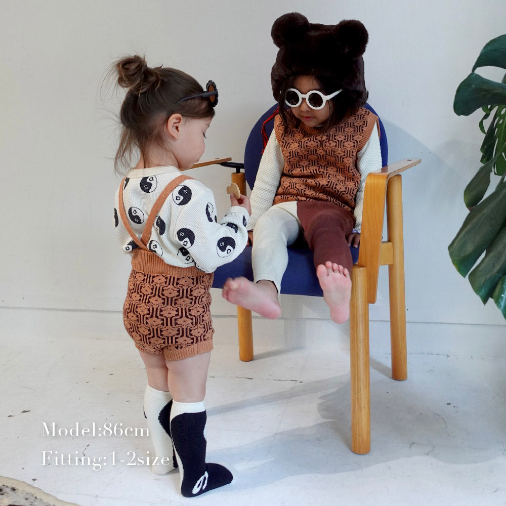 PATTERN COTTON KNIT BLOOMERS