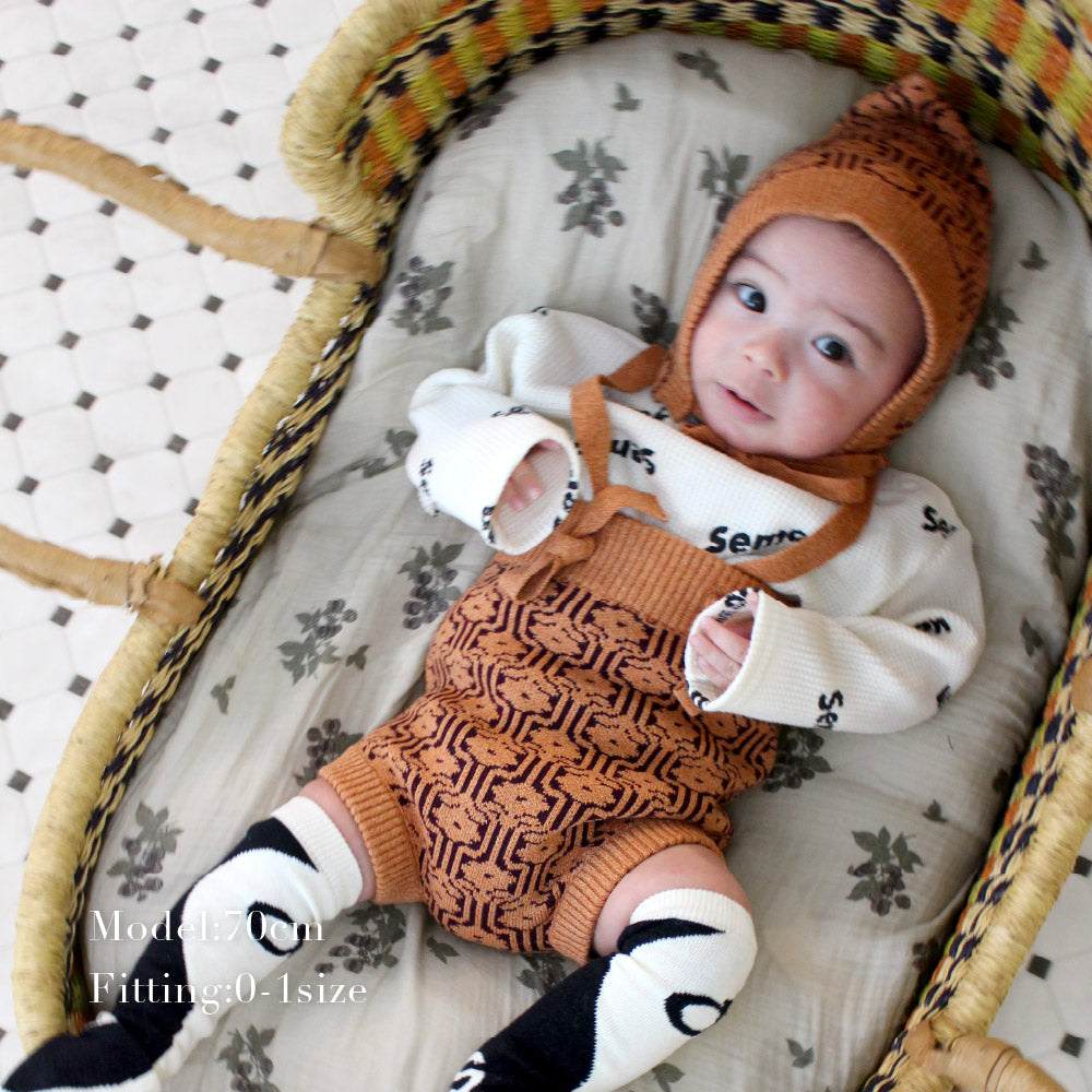 PATTERN COTTON KNIT BLOOMERS