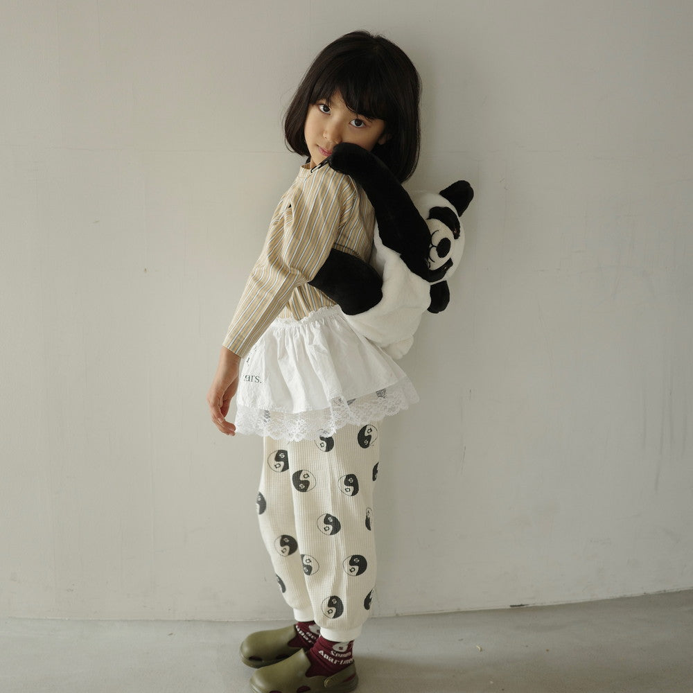 WAFFLE PRINT JOGGER PANTS