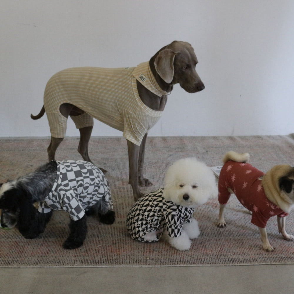 PATTERN DOG ROMPERS