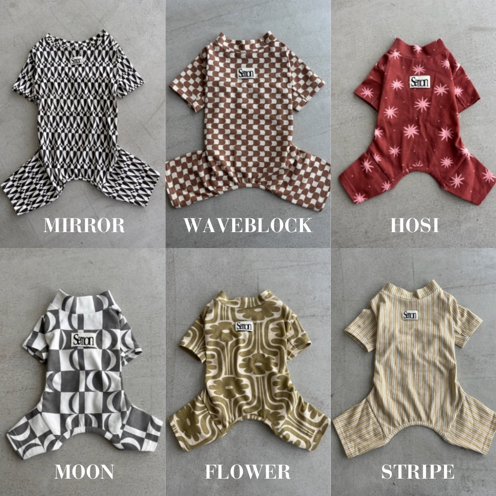 PATTERN DOG ROMPERS