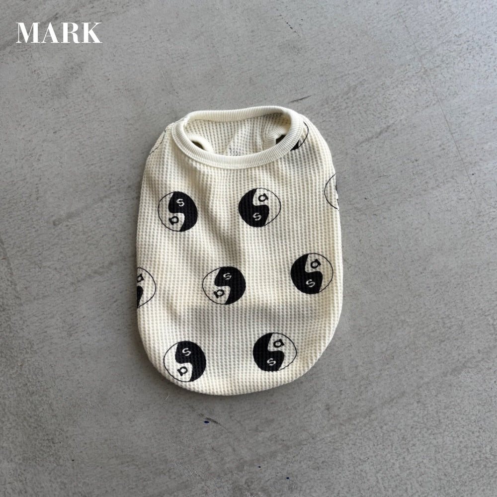 WAFFLE PRINT DOG WEAR