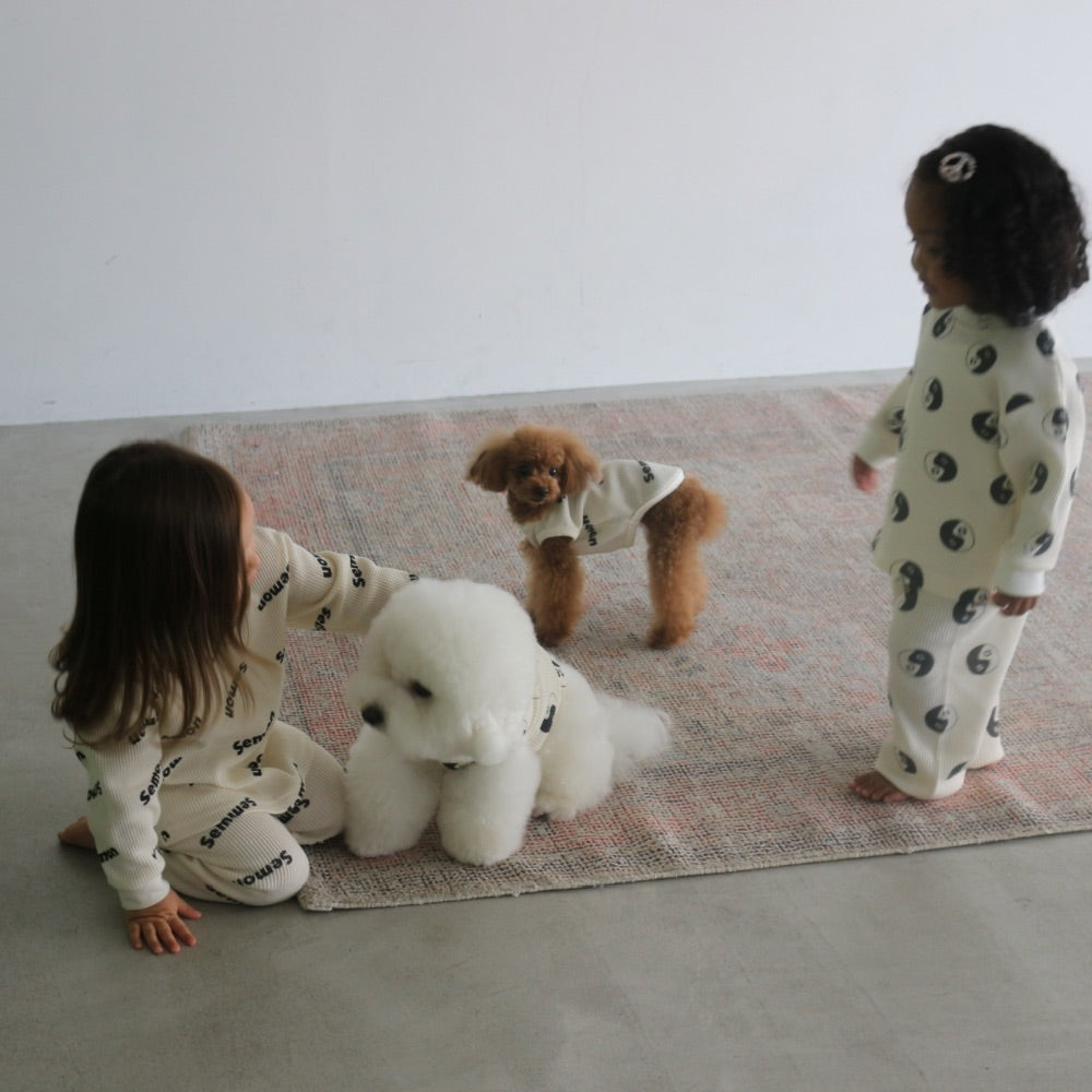 WAFFLE PRINT DOG WEAR