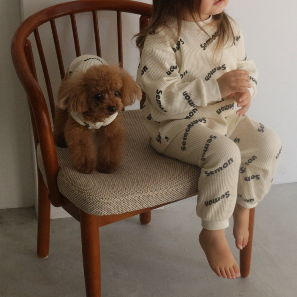 WAFFLE PRINT DOG WEAR