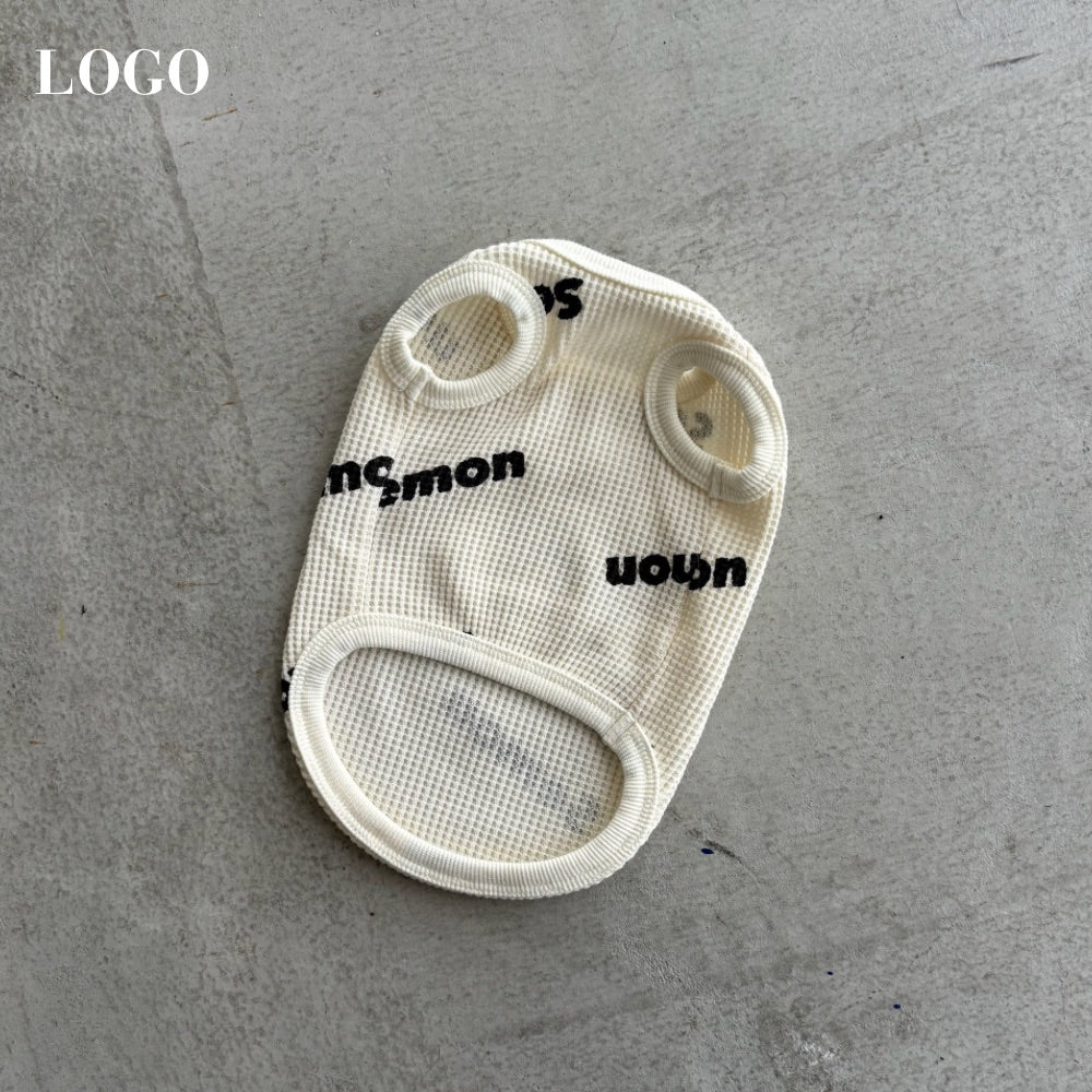 WAFFLE PRINT DOG WEAR