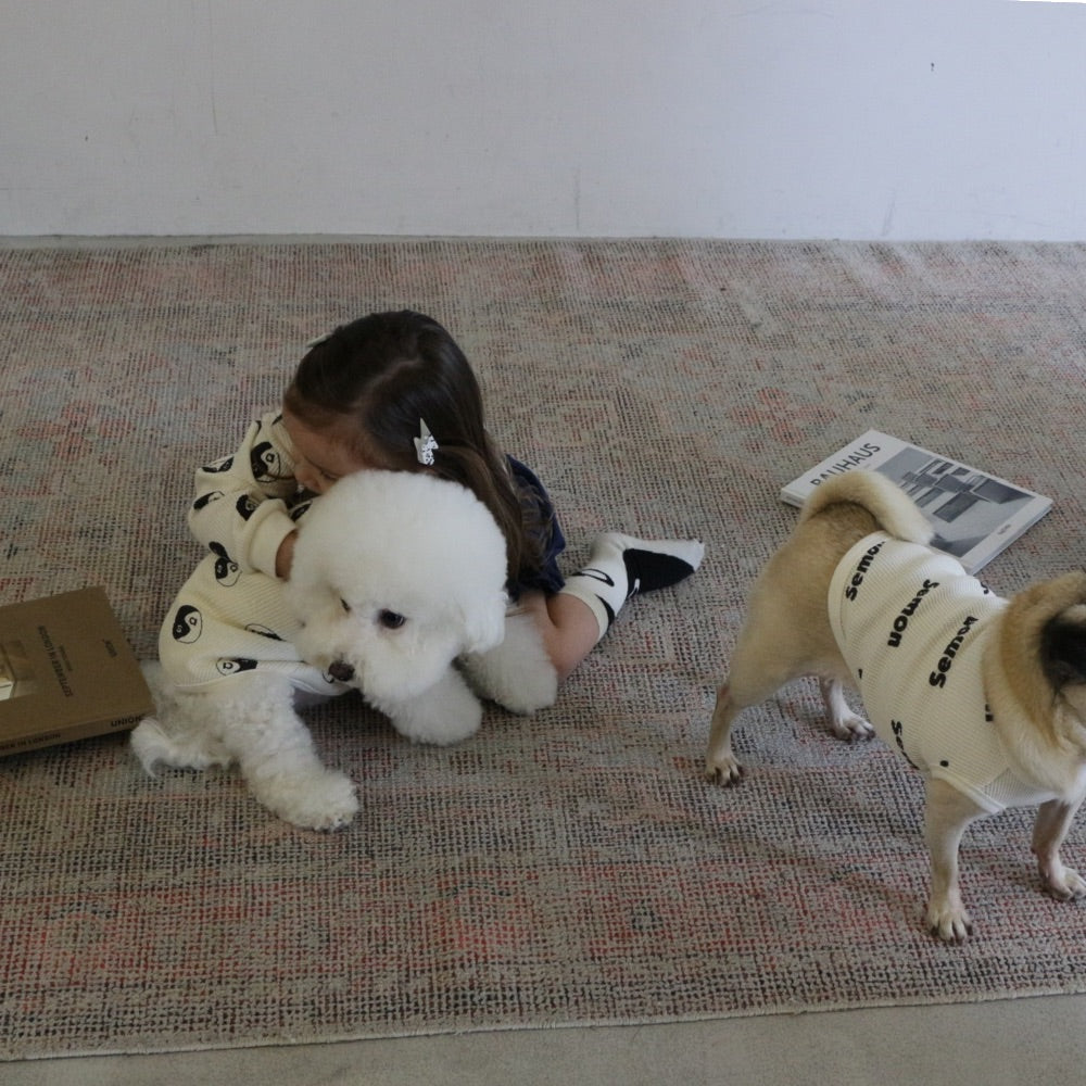 WAFFLE PRINT DOG WEAR