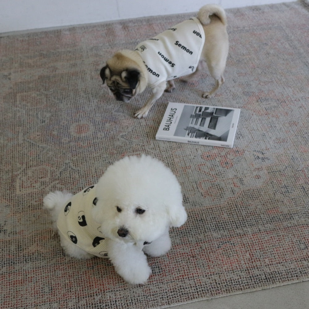 WAFFLE PRINT DOG WEAR