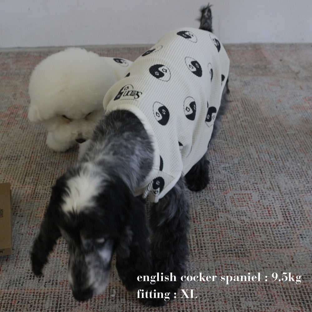 WAFFLE PRINT DOG WEAR