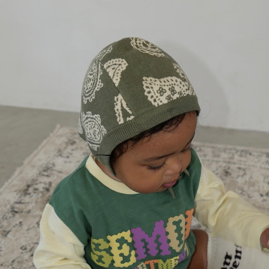 26SS PATTERN JAGGARD BONNET