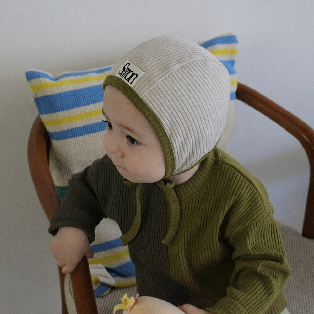 PIPING RIB BONNET