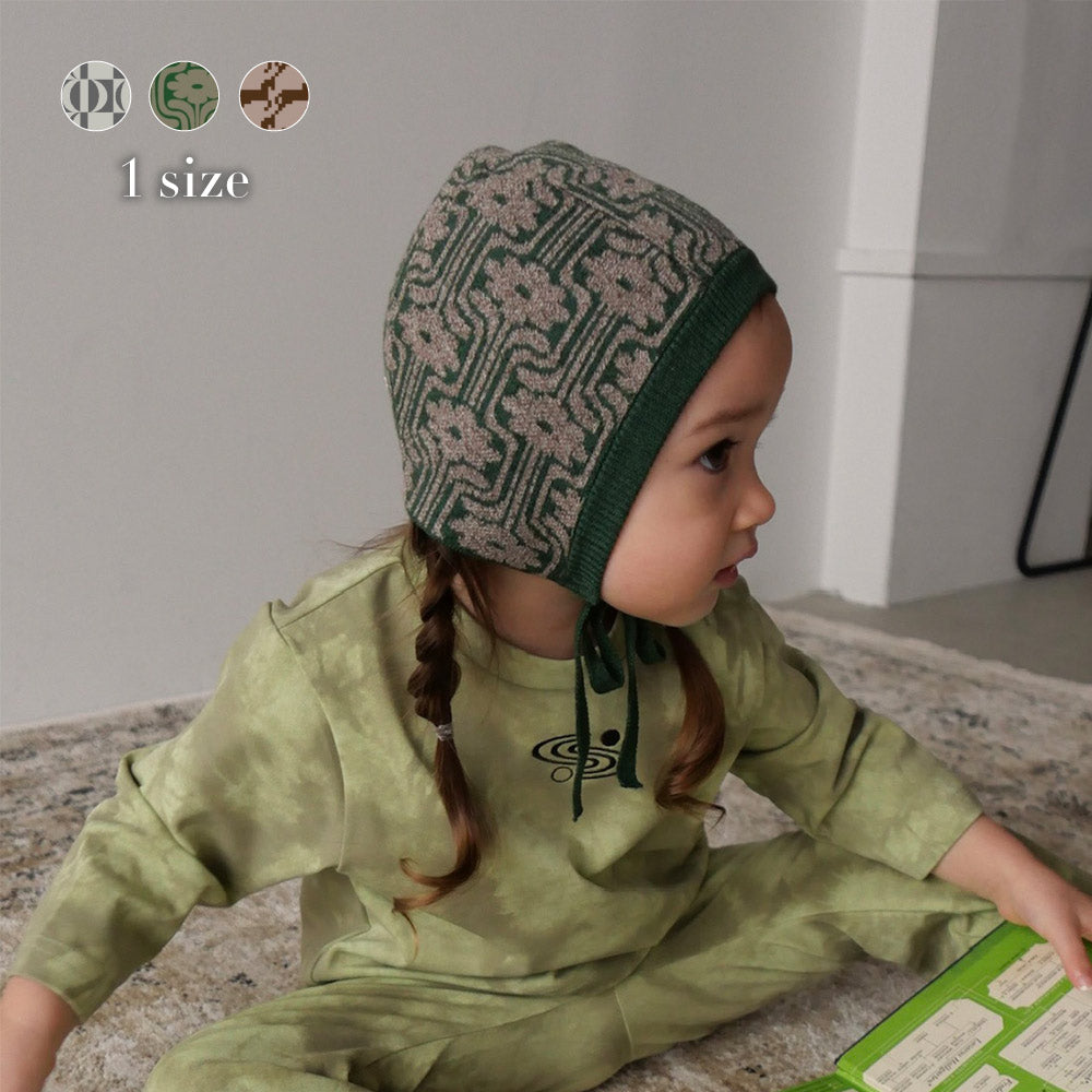 PATTERN JAGGARD BONNET – Frö