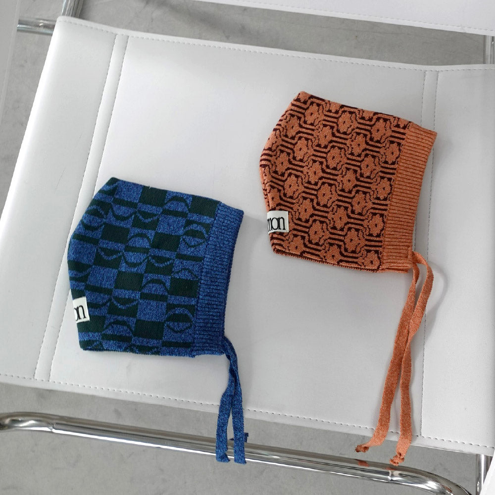 PATTERN KNIT BONNET