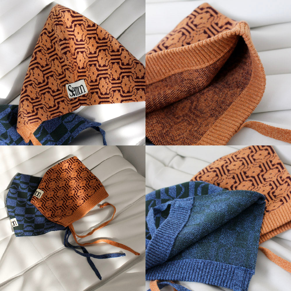 PATTERN KNIT BONNET