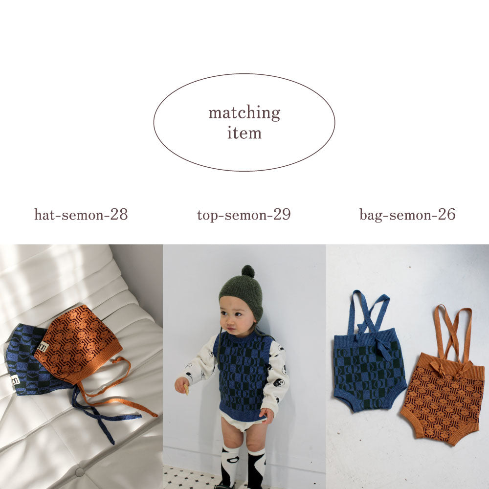 PATTERN KNIT BONNET